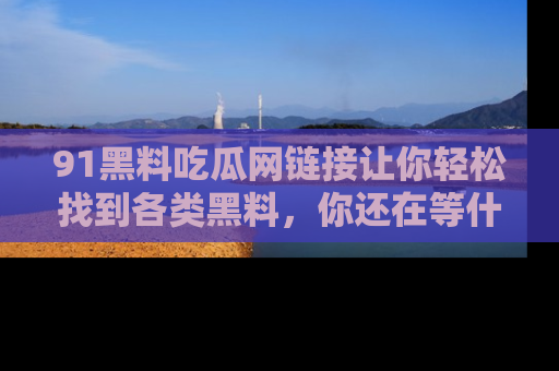 91黑料吃瓜网链接让你轻松找到各类黑料,你还在等什么呢?
