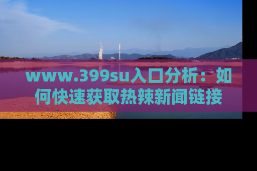 www.399su入口分析：如何快速获取热辣新闻链接