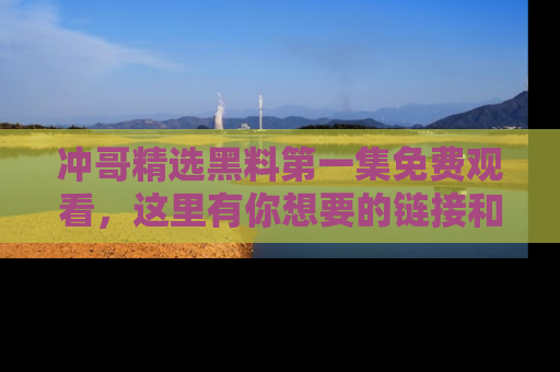 冲哥精选黑料第一集免费观看，这里有你想要的链接和内幕！