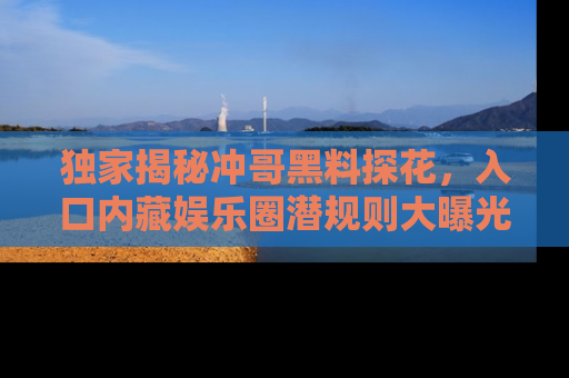 独家揭秘冲哥黑料探花，入口内藏娱乐圈潜规则大曝光
