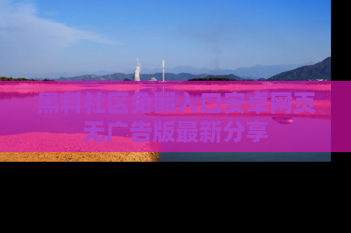 黑料社区免翻入口安卓网页无广告版最新分享