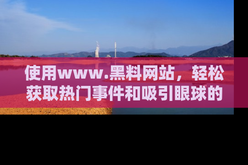 使用www.黑料网站,轻松获取热门事件和吸引眼球的黑料