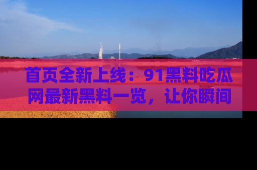 首页全新上线:91黑料吃瓜网最新黑料一览,让你瞬间掌握