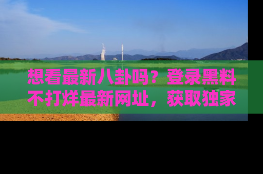 想看最新八卦吗?登录黑料不打烊最新网址,获取独家内容