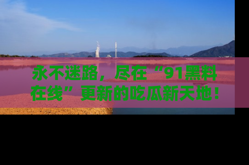 永不迷路，尽在“91黑料在线”更新的吃瓜新天地！