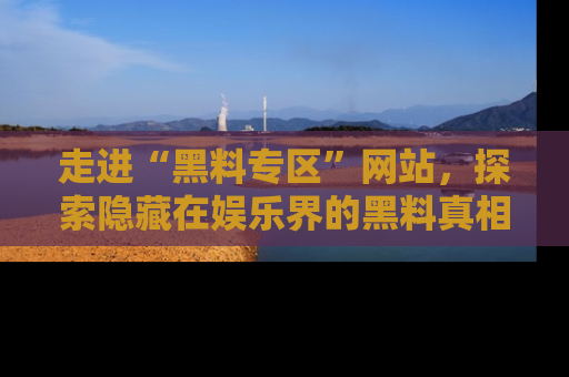 走进“黑料专区”网站，探索隐藏在娱乐界的黑料真相