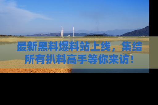 最新黑料爆料站上线，集结所有扒料高手等你来访！